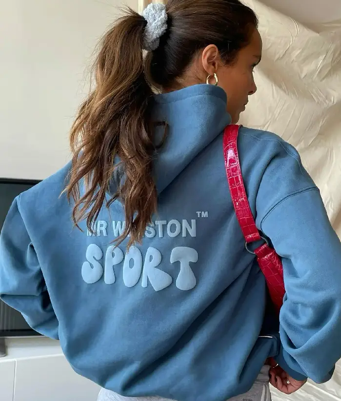 Mr Winston Deep Sea Puff Hoodie Mr Winston Deep Sea Puff Hoodie