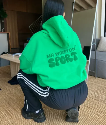 Mr Winston Irish Green Puff Hoodie