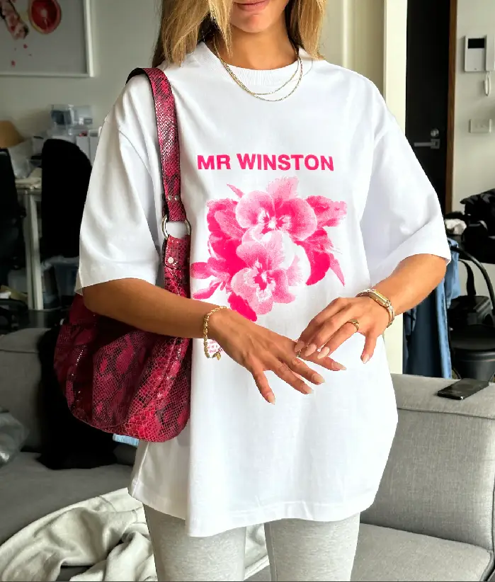 Mr Winston Pansy T Shirt Mr Winston Pansy T Shirt
